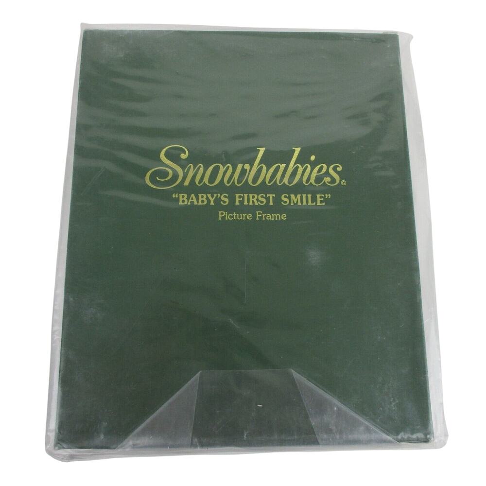 Department 56 Snowbabies Baby's First Smile Picture Frame New in Box